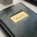 Блокнот з екошкіри з металевою пластиною "Notebook" Блокнот з екошкіри з металевою пластиною "Notebook"