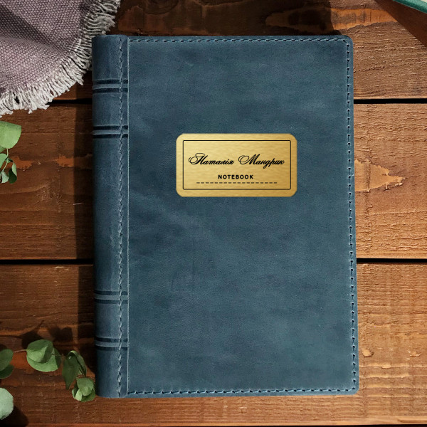 Записник з металевим шильдом "Notebook" Записник з металевим шильдом "Notebook"