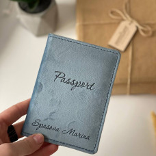 Обкладинка на паспорт з гравірування "Passport" Обкладинка на паспорт з гравірування "Passport"