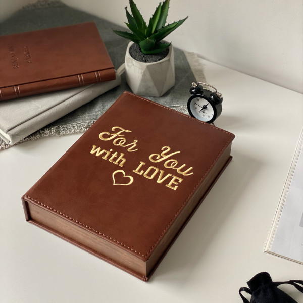 Упаковка під блокнот "Present Box" з вишивкою "For you"